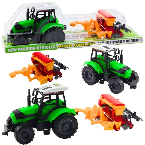 Traktor vetőgéppel mezőgazdasági gép készlet
