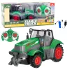 Távirányítású mezőgazdasági traktor RC zöld 1:24