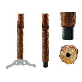   Karácsonyfa állvány, LEAN, fa, 4 láb, 62cm x 2cm x 8-12cm