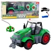 Távirányítású mezőgazdasági traktor RC zöld 1:24
