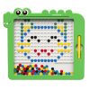 Mágneses tábla kirakó mozaik dinoszaurusz zöld kártyák 20 minta