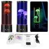 Dekoratív LED lámpa medúzával, elemes működésű, USB kábellel
