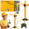Távirányítású Építőipari Daru RC Vezetékes 360°-os Forgatással 71 cm
