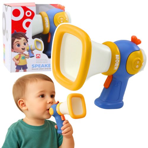 Megafon gyerekeknek hangváltó fényeffektusok kék