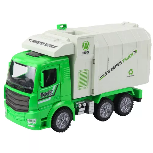 Garbage Truck városi fények zöld hangok