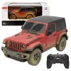 JEEP Wrangler Rubicon-Muddy távirányítós autó piros Rastar 1:24