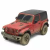 JEEP Wrangler Rubicon-Muddy távirányítós autó piros Rastar 1:24
