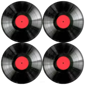 4D kerek asztalszőnyeg készlet - VINIL