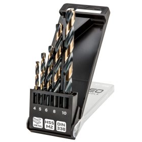   HSS-CNC fémfúrófejek, 124°, "Pro-Tec", 4,0 - 10 mm, 5 darabos készlet