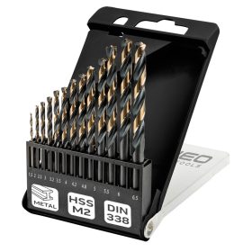   HSS-CNC fémfúrófejek, 124°, "Pro-Tec", 1,5 - 6,5 mm, 13 darabos készlet