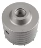 80 mm-es keményfém lyukfűrész SDS+ adapterrel és előfúróval