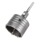 80 mm-es keményfém lyukfűrész HEX adapterrel és előfúróval