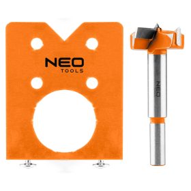 Pántszerelő készlet, sablon + 35 mm-es fúrófej