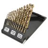 HSS-TiN fémfúrófejek 1,5-6,5 mm, 13 darabos készlet