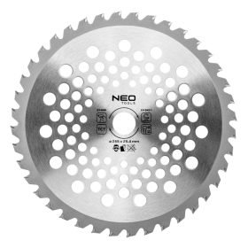   Bozótvágó penge, keményfém, 255 x 25,4 mm, 40 fogú, kefére