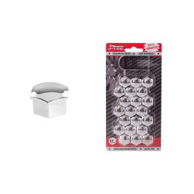 Csavaros kupakok 17 mm króm