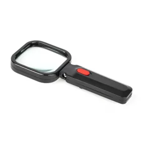   Kézi megvilágított nagyító 80x80mm / 3D 4xLED (LR-2) / 312072 /