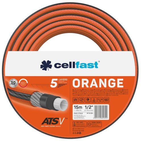 Kerti tömlő Cellfast Orange ATSV 1/2 "15m