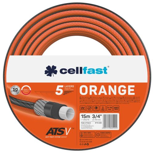 Kerti tömlő Cellfast Orange ATSV 3/4 "15m