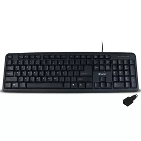 Billentyűzet TRACER Maverick Black USB + PS2 adapter