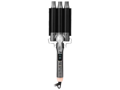 Háromcsúcsú hajgöndörítő, LaFe Sleek & Shine, 105 W, 25 mm, LED kijelző, kerámia