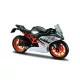 KTM RC390 Játék motorkerékpár, MAISTO, fém/műanyag/gumi, többszínű, 3+