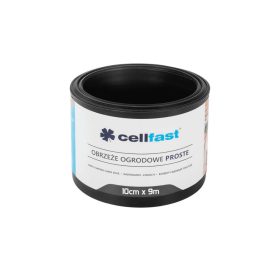 Egyenes kerti szegély 10cm x 9m Cellfast fekete