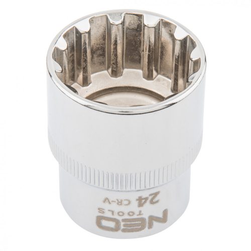 NEO 1/2" spline bit adapter, 24 mm