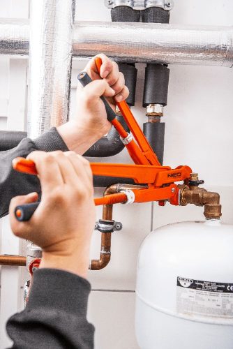 Csőfogó "90" típusú, 1", 320 mm