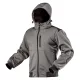 Munkavégző softshell kabát levehető kapucnival, XXL méret