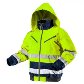 Hi-vis meleg munkakabát, sárga, XL-es méret
