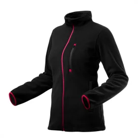 Fleece kabát, női, fekete, M-es méret
