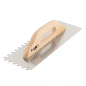 Egyenes simító, 380 x 128 mm, fa nyéllel