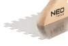 Egyenes simító, 580 x 128 mm, fa nyéllel