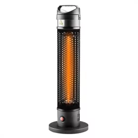 1000W állóradiátor, IP44, szénszálas lámpa fűtőelem