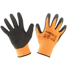   Munkakesztyű, latex bevonatú poliészter (crincle),3131X, 10-es méret