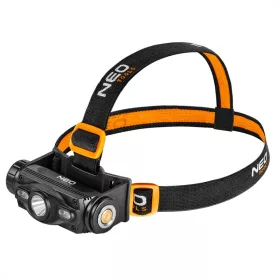   USB újratölthető fejlámpa 1000 lm piros / kék CREE LED + LED