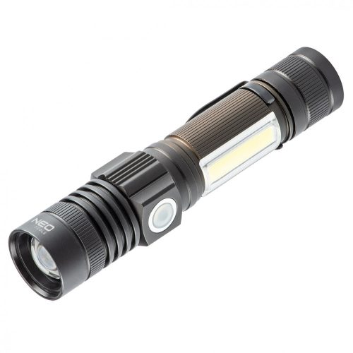 USB újratölthető zseblámpa 800 lm 2 in 1 CREE T6 LED-ben