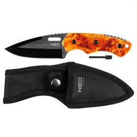 Taktikai full tang kés 20 cm + tűzkőzár