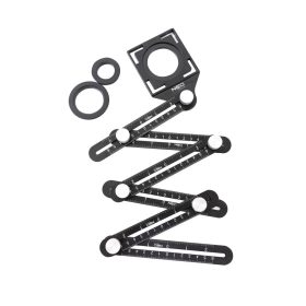 Szögvonalzó, 6 karral