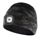 LED zseblámpa sapka, dupla rétegű, CAMO URBAN