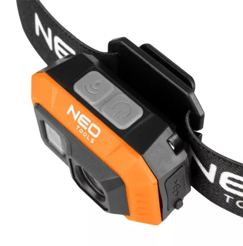 Újratölthető fejlámpa 500 lm USB COB LED 12 db.