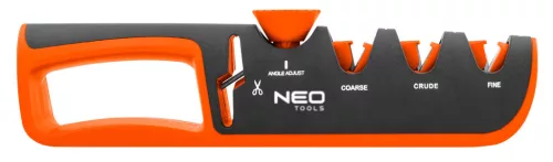NEO TOOLS Kés- és ollóélező állítható élezési szöggel