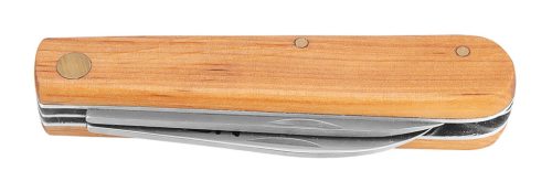 Lakatos kés tüskével, fa borítással