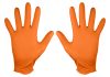 Nitril kesztyű, narancssárga, 50 darab, XL méret