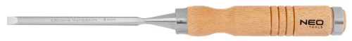 6, 12, 18, 24 mm-es vésők, 4 darabos készlet, fa nyéllel