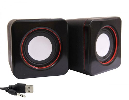 ZS35A Mini comp hangszórók 2x3w usb fekete