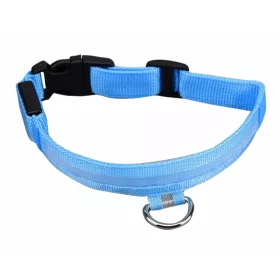 AG232A Világító led nyakörv 34-42cm kék