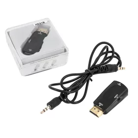 HD31B HDMI adapter VGA-hoz aranyozott