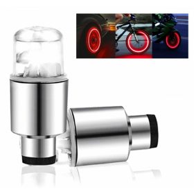   Atl AG190C 2db-os világító RGB LED kerékpáros szelepsapka, Többszínű